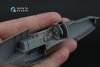 Quinta Studio QD48482 P-51B/C (Late) 3D-Printed coloured Interior on decal paper (Tamiya) 1/48